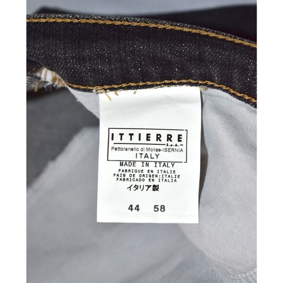 B0 Auth JUST CAVALLI ROBERTO CAVALLI Washed Black Straight Leg Jeans Sz W40 L35 - Picture 5 of 7